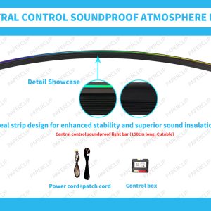 Central control soundproof atmosphere lamp